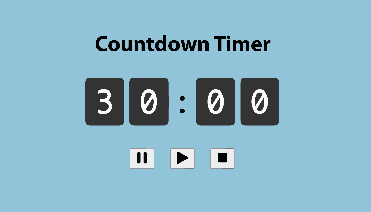 HTML Countdown Timer