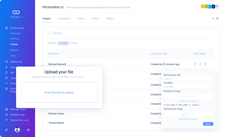media library leave note